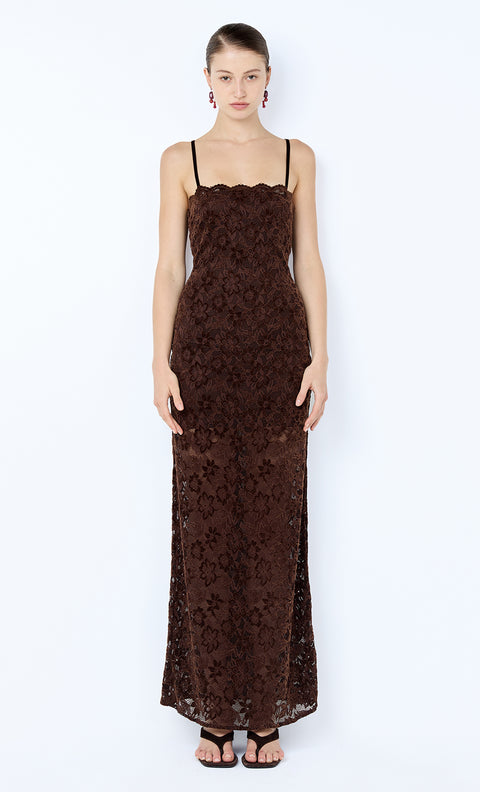 PAMELA MAXI DRESS - CHOC