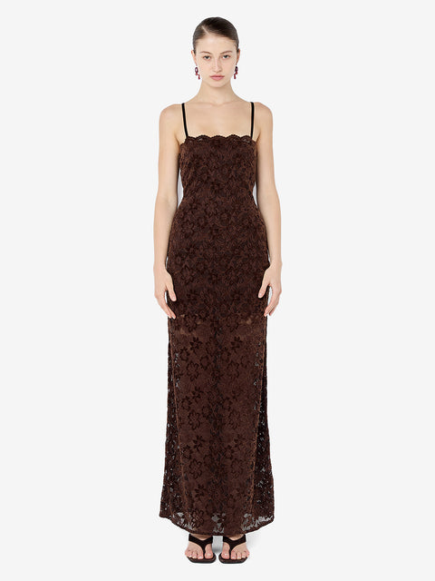 PAMELA MAXI DRESS - CHOC