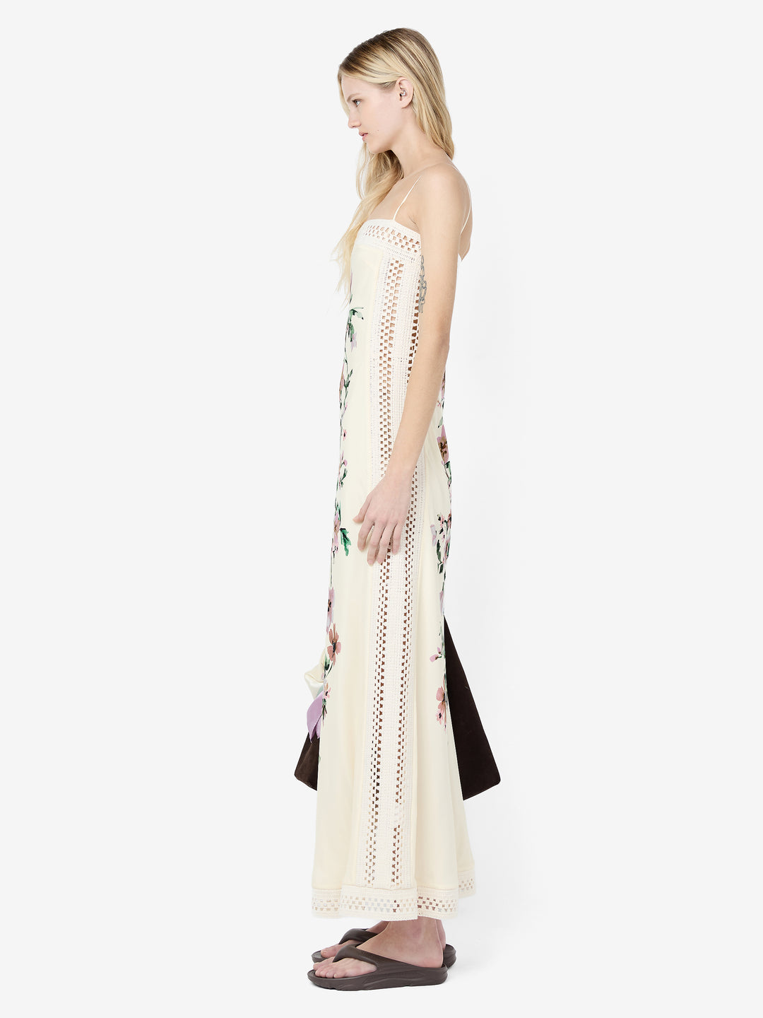 CAMELIA MAXI DRESS - CREAM GARDENIA FLORAL