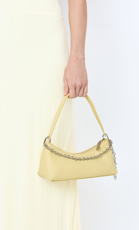 QUINCY SHOULDER BAG - CITRON LEATHER