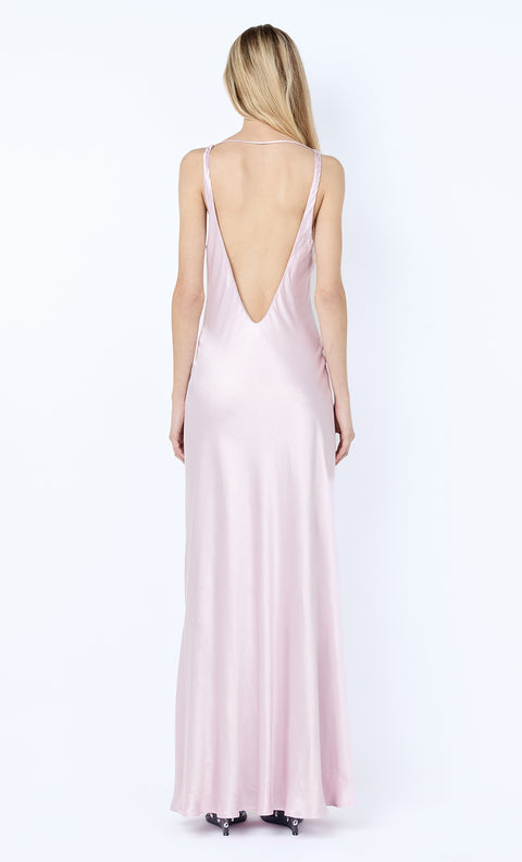 FLORENCE V NECK MAXI DRESS - BALLET