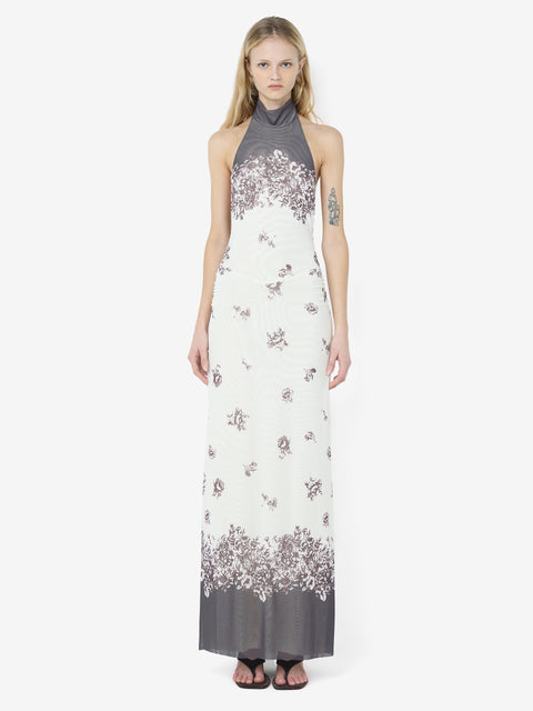 VIOLETTE RACER MAXI DRESS - CARNATION FLORAL