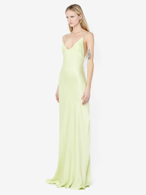 FLORENCE SCOOP MAXI DRESS - WASABI