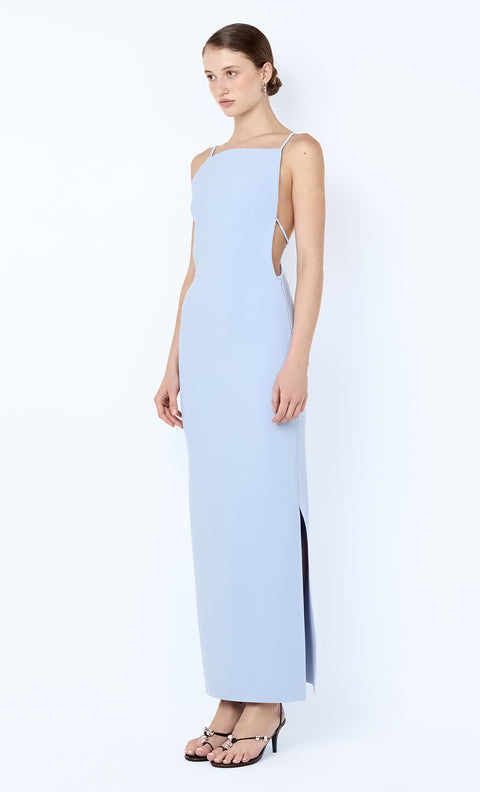 ARLENE STRAPPY MIDI DRESS - CORNFLOWER