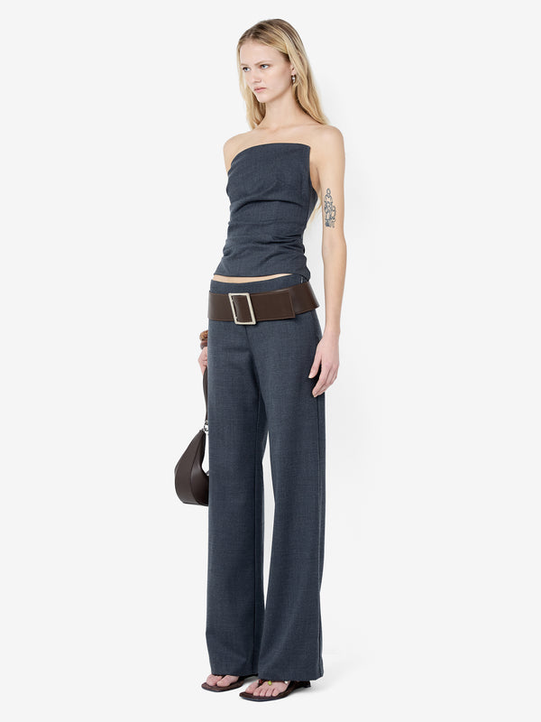 ELLIS STRAIGHT LEG PANT - CHARCOAL