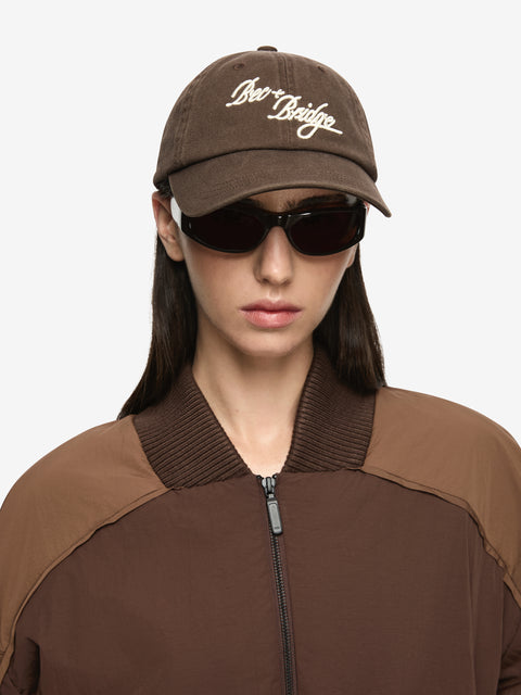 BEC + BRIDGE CURSIVE CAP - CHOC/IVORY