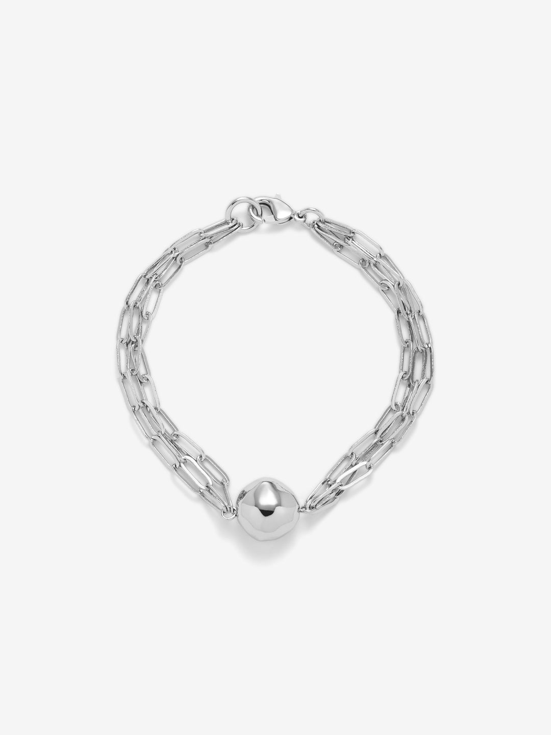 TOBIAS CHAIN BRACELET - SILVER