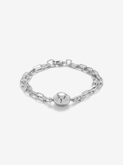 TOBIAS CHAIN BRACELET - SILVER