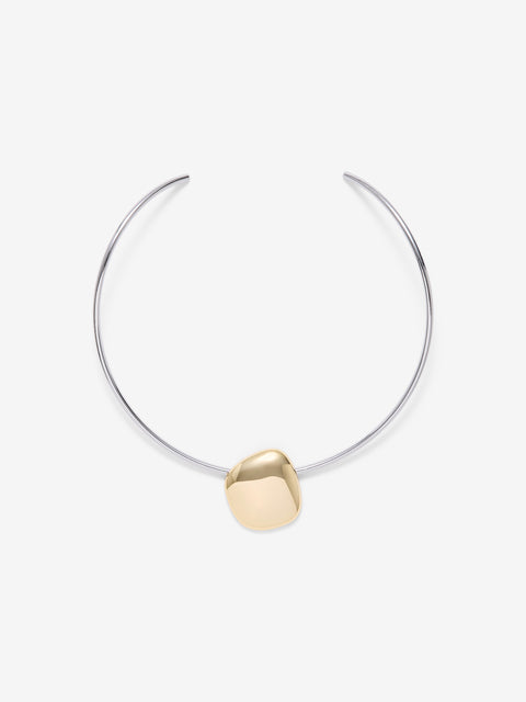 ORB CHOKER - SILVER/GOLD