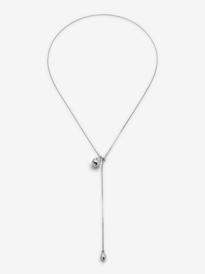ARINA DROP NECKLACE - SILVER