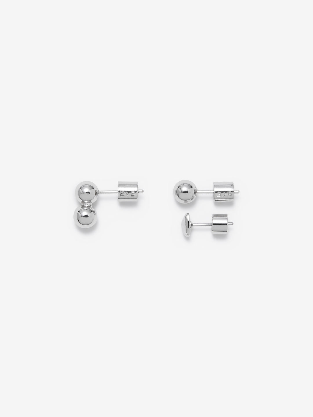 SPHERE STUDS - SILVER