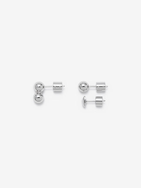SPHERE STUDS - SILVER