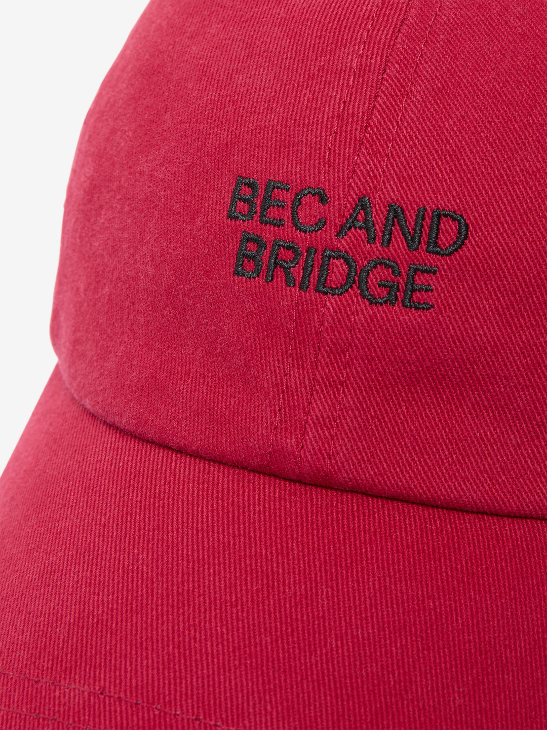 BEC AND BRIDGE SIGNATURE CAP - SCARLET/BLACK