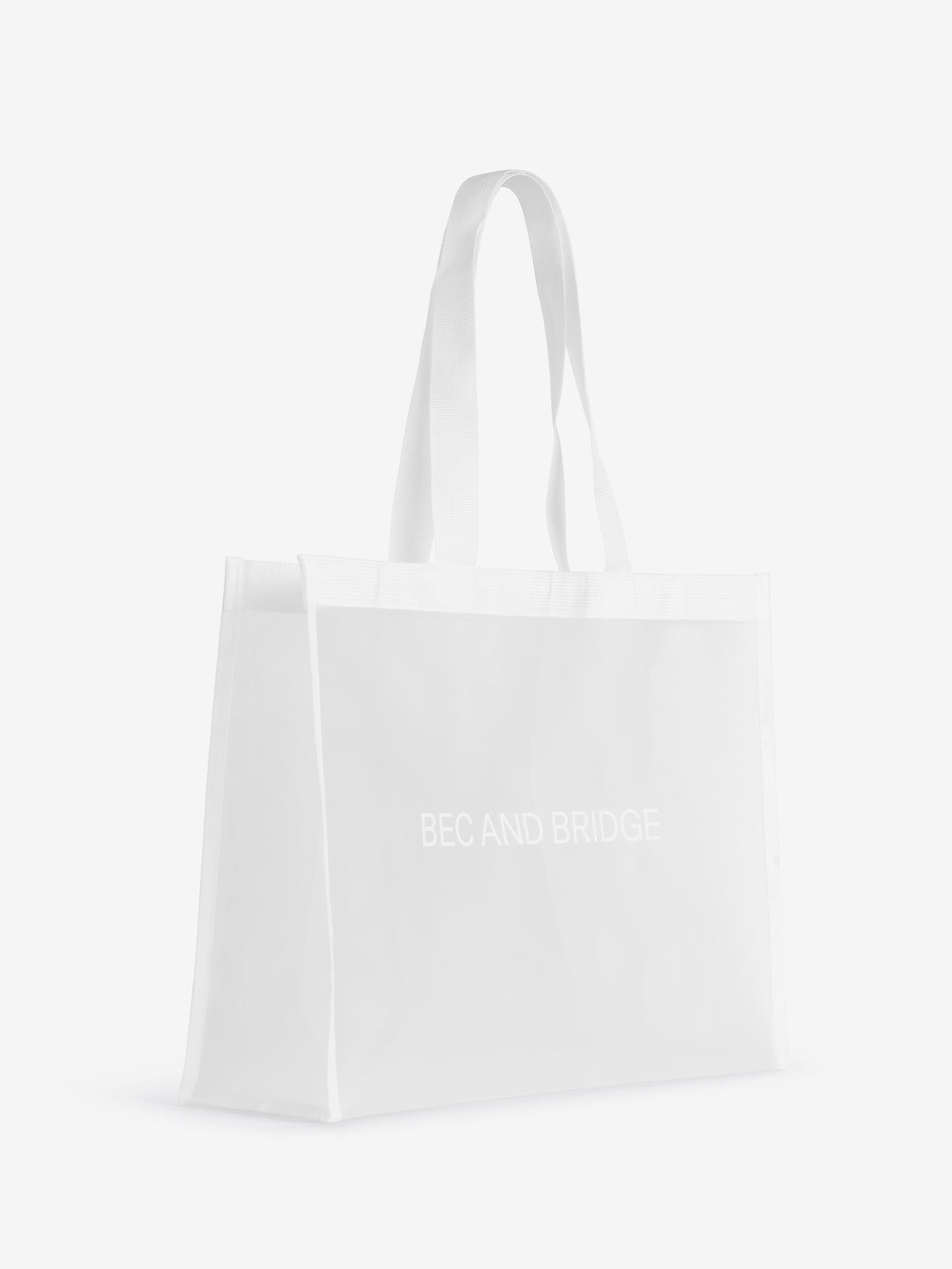 RINSE TOTE BAG - WHITE/WHITE