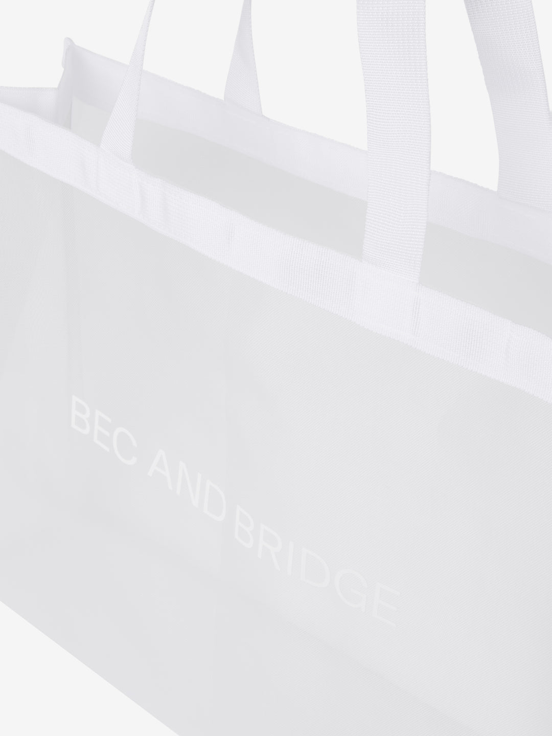 RINSE TOTE BAG - WHITE/WHITE
