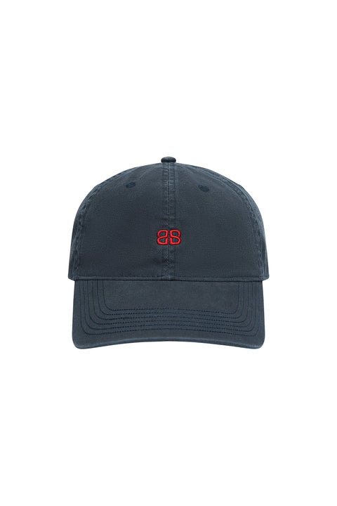 BB LOGO CAP - NAVY/BURGUNDY