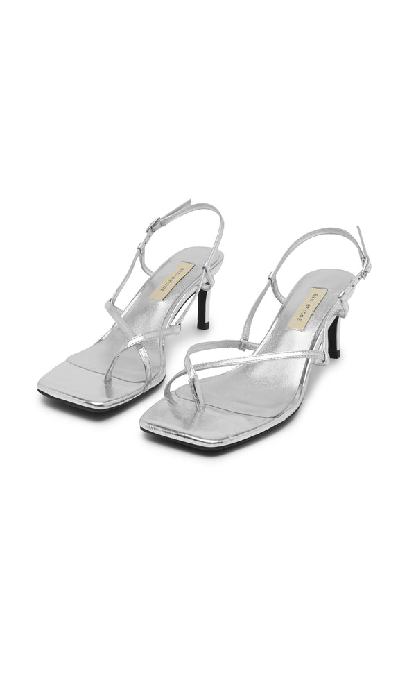 KATE MID HEEL - CHROME