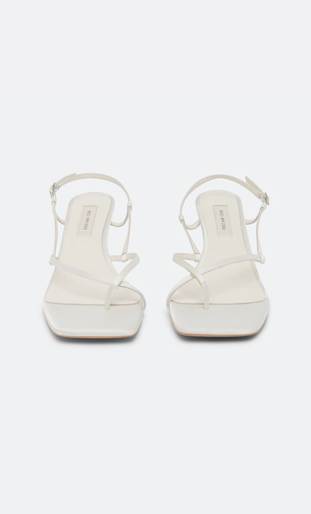 KATE MID HEEL - IVORY