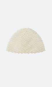OPHELIA CROCHET HEAD PIECE - WHITE