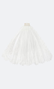 FLORENCE MINI VEIL - WHITE