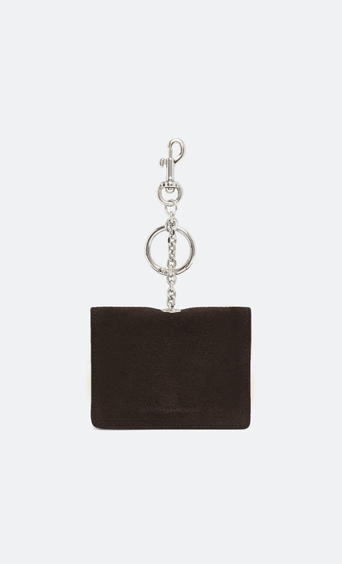 RHEA CARD HOLDER - CHOC SUEDE