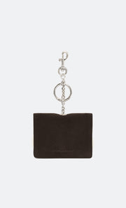 RHEA CARD HOLDER - CHOC SUEDE