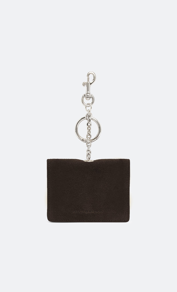 RHEA CARD HOLDER - CHOC SUEDE