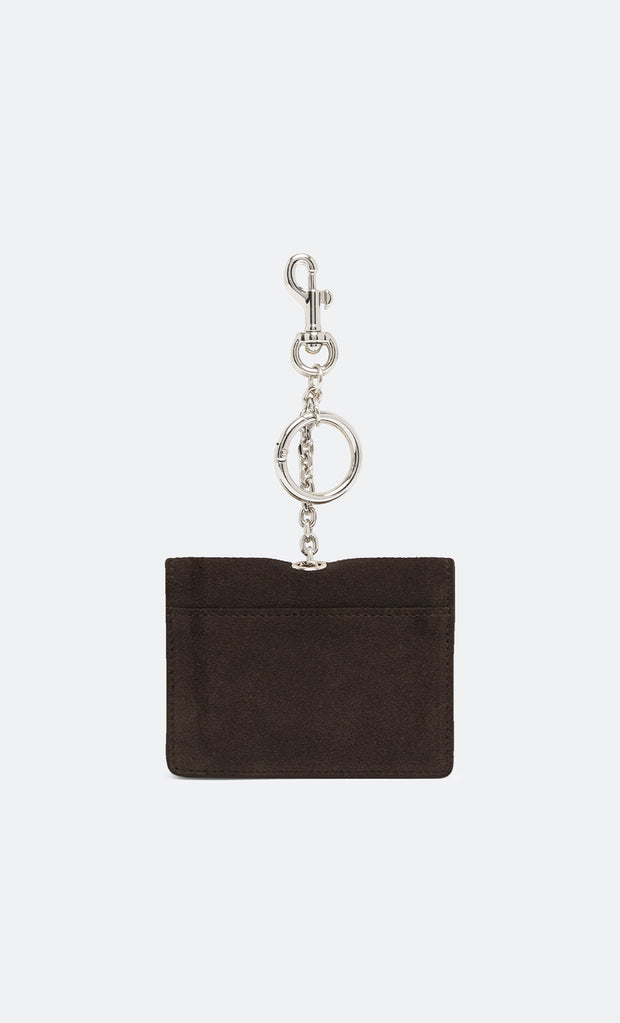 RHEA CARD HOLDER - CHOC SUEDE