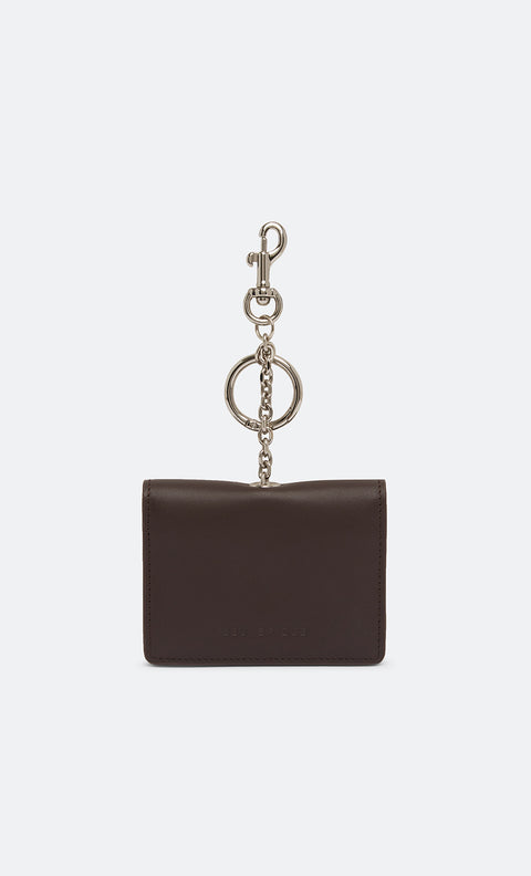 RHEA CARD HOLDER - CHOC SUEDE