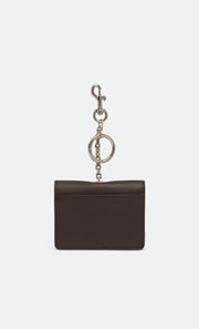 RHEA CARD HOLDER - CHOC SUEDE