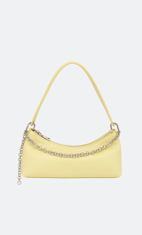 QUINCY SHOULDER BAG - CITRON LEATHER