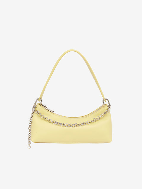 QUINCY SHOULDER BAG - CITRON LEATHER