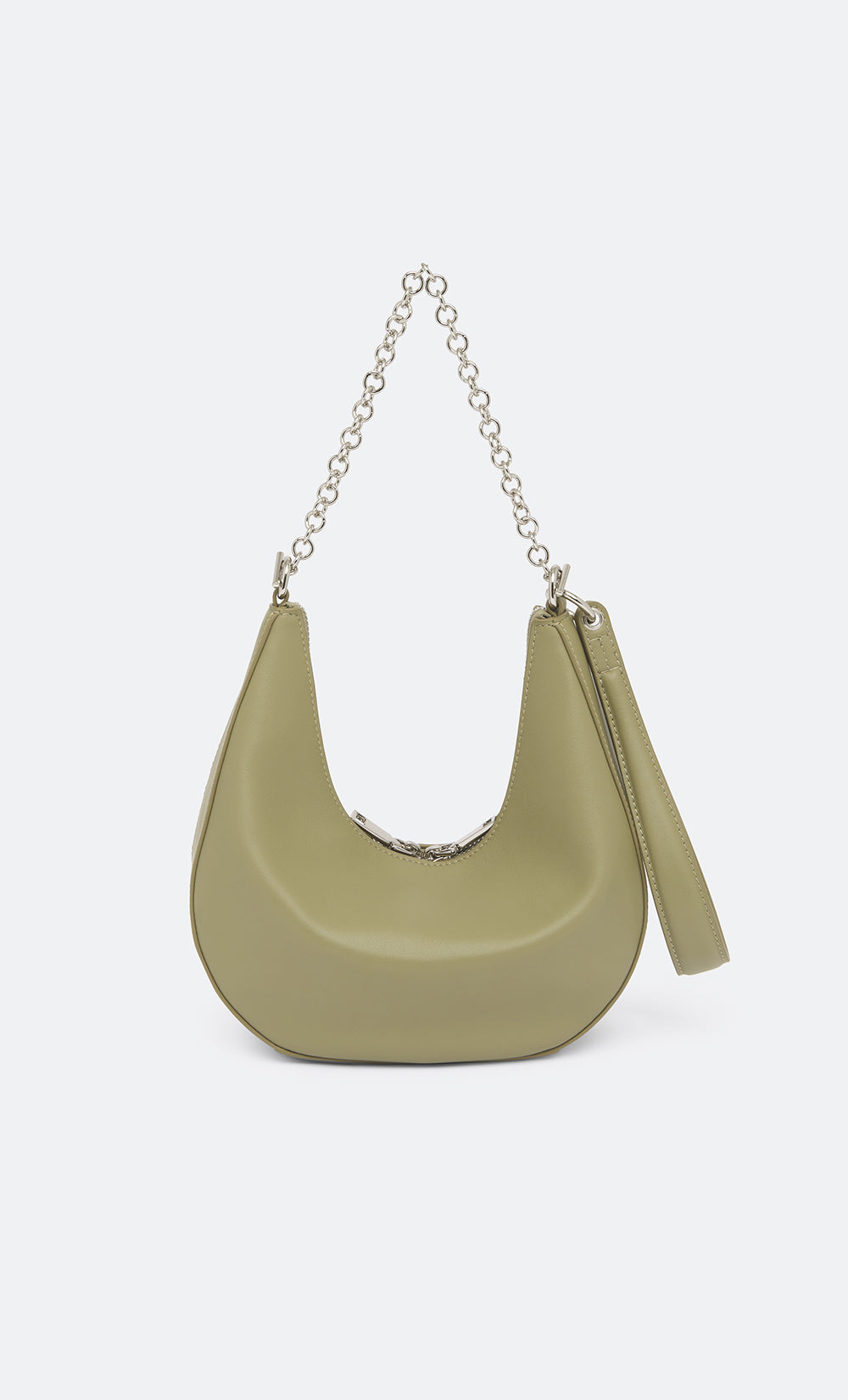MYRA PETIT SAC BAG - PISTACHIO LEATHER/SILVER
