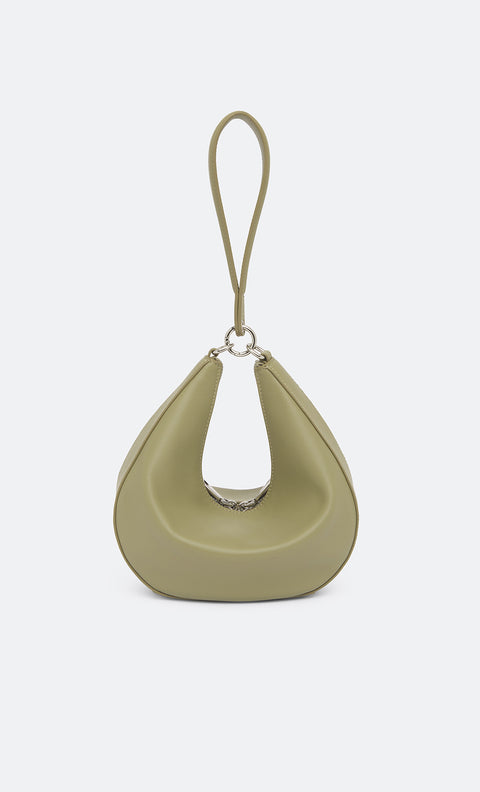 MYRA PETIT SAC BAG - PISTACHIO LEATHER/SILVER