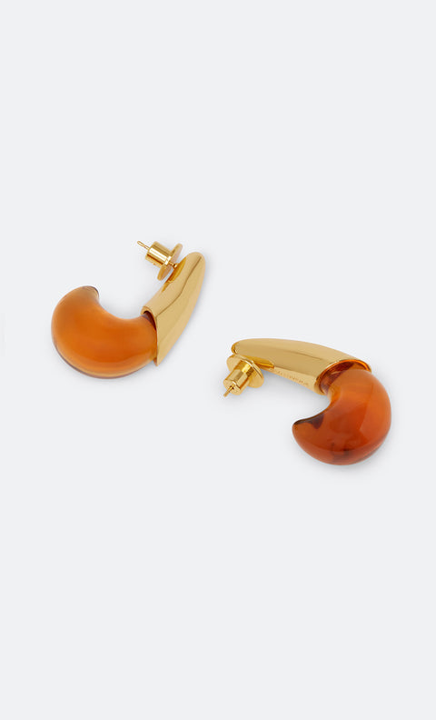 SABLE EARRING - AMBER/GOLD
