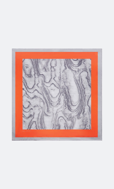 ETIENNE SCARF - WOODGRAIN/PERSIMMON