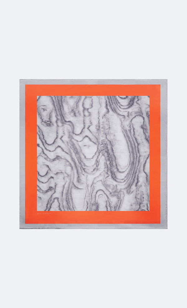 ETIENNE SCARF - WOODGRAIN/PERSIMMON