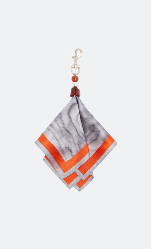 ETIENNE SCARF KEYRING - WOODGRAIN/PERSIMMON
