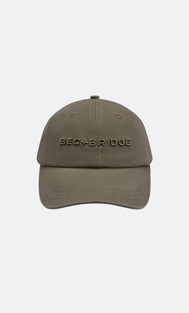 BEC + BRIDGE 3D EMBROIDERY CAP - KHAKI