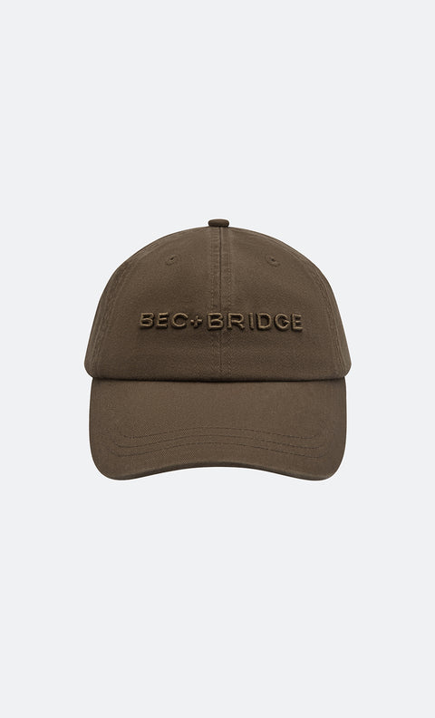 BEC + BRIDGE 3D EMBROIDERY CAP - CHOC