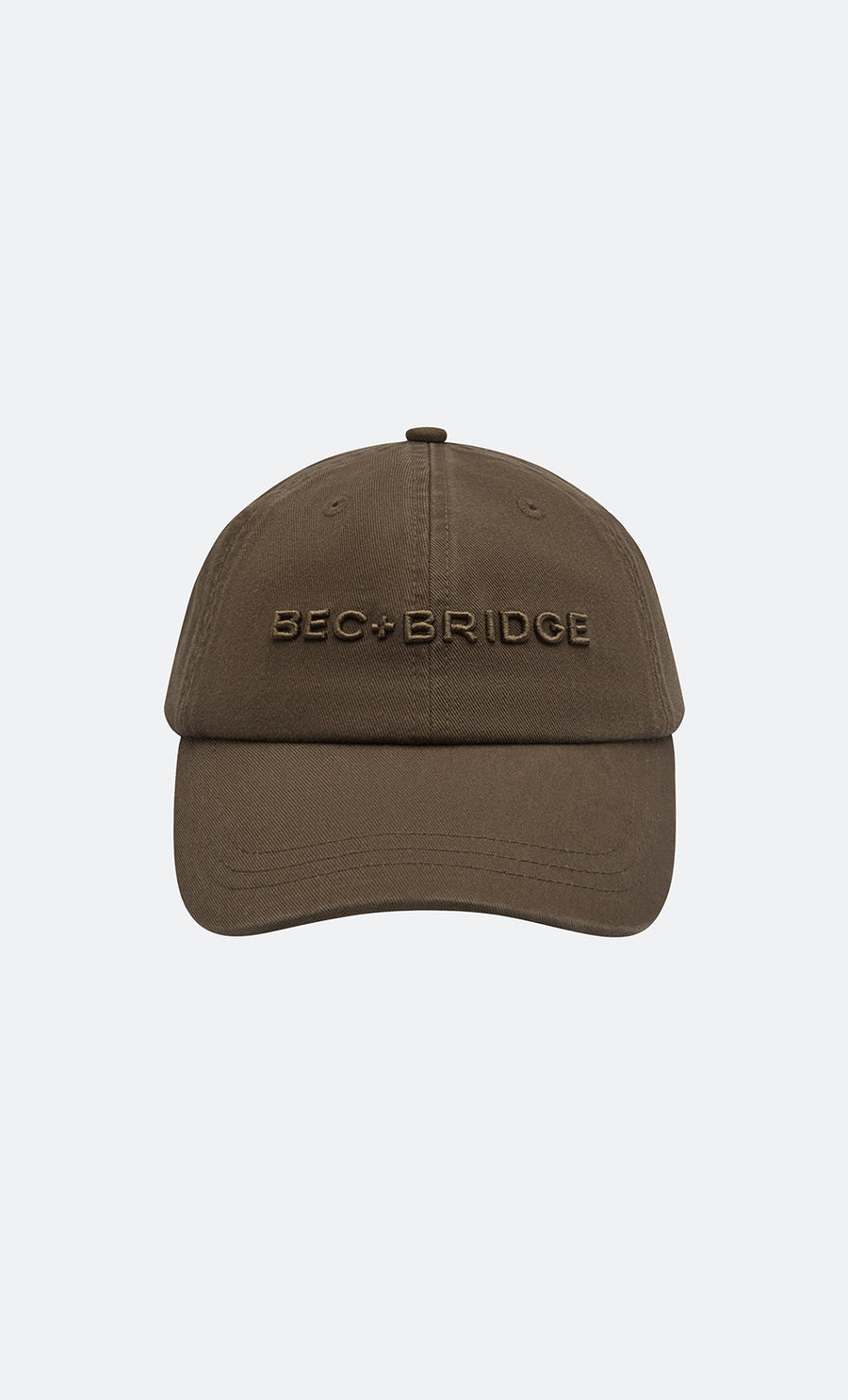 BEC + BRIDGE 3D EMBROIDERY CAP - CHOC - BEC + BRIDGE