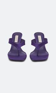 SCARLET THONG WEDGE - DEEP VIOLET