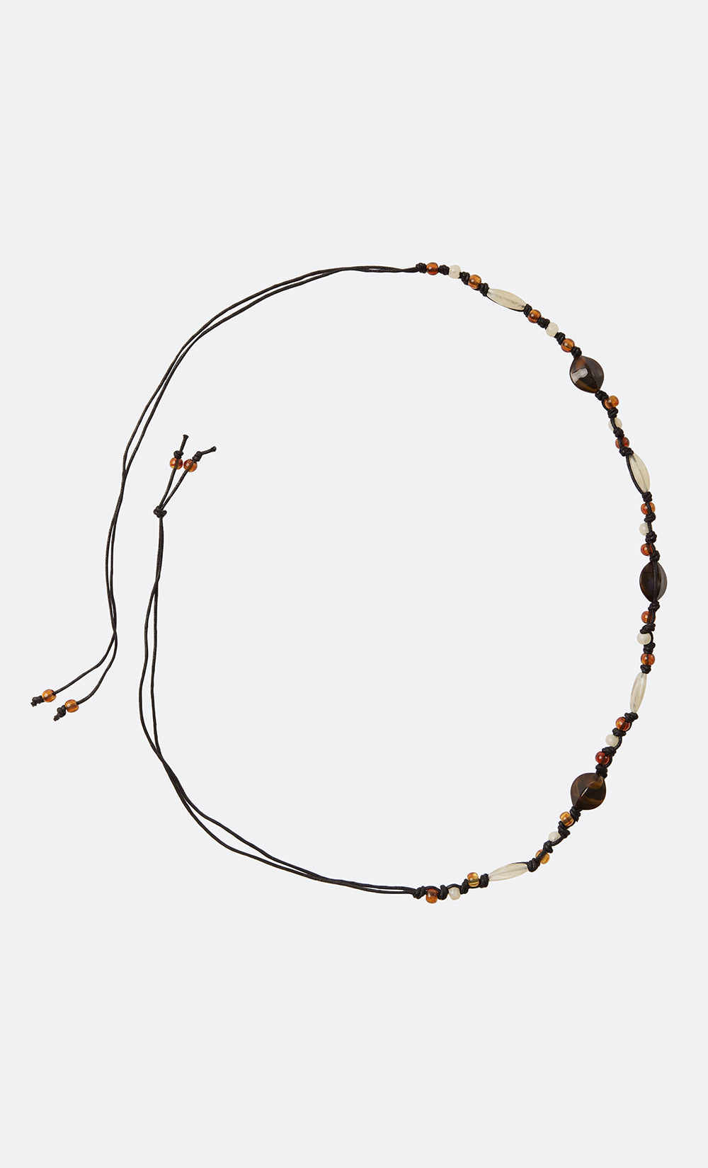 LILLA CROCHET BELT - BLACK/MULTICOLOUR