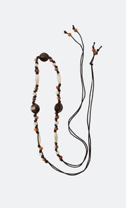 LILLA CROCHET BELT - BLACK/MULTICOLOUR