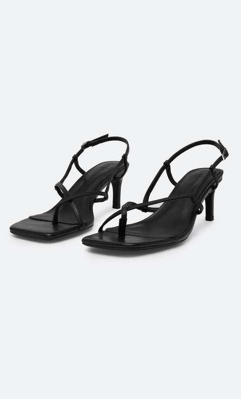 KATE MID HEEL - BLACK