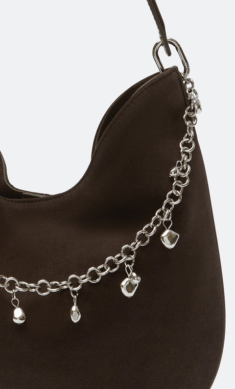 RHEA SAC BAG - CHOC SUEDE