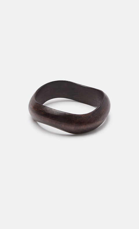 WREN BANGLE STACK - WOOD/GOLD