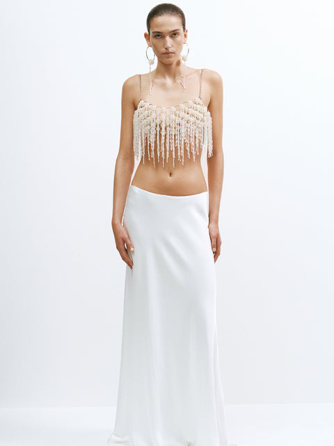 EYRE MAXI SKIRT - IVORY