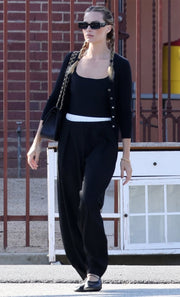 DOMINIK BOXER PANT - BLACK/WHITE