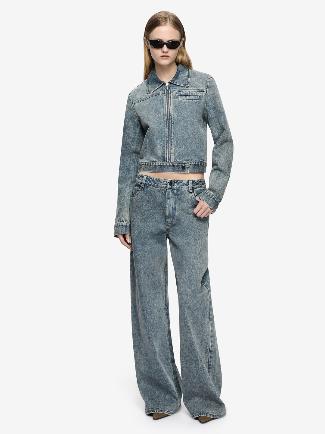 TEO CROPPED JACKET - PRINT